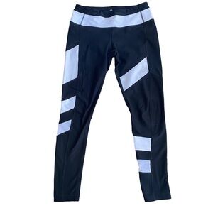 90 Degree by Reflex Women's Leggings - Size Small - Black with White Graphic Blo